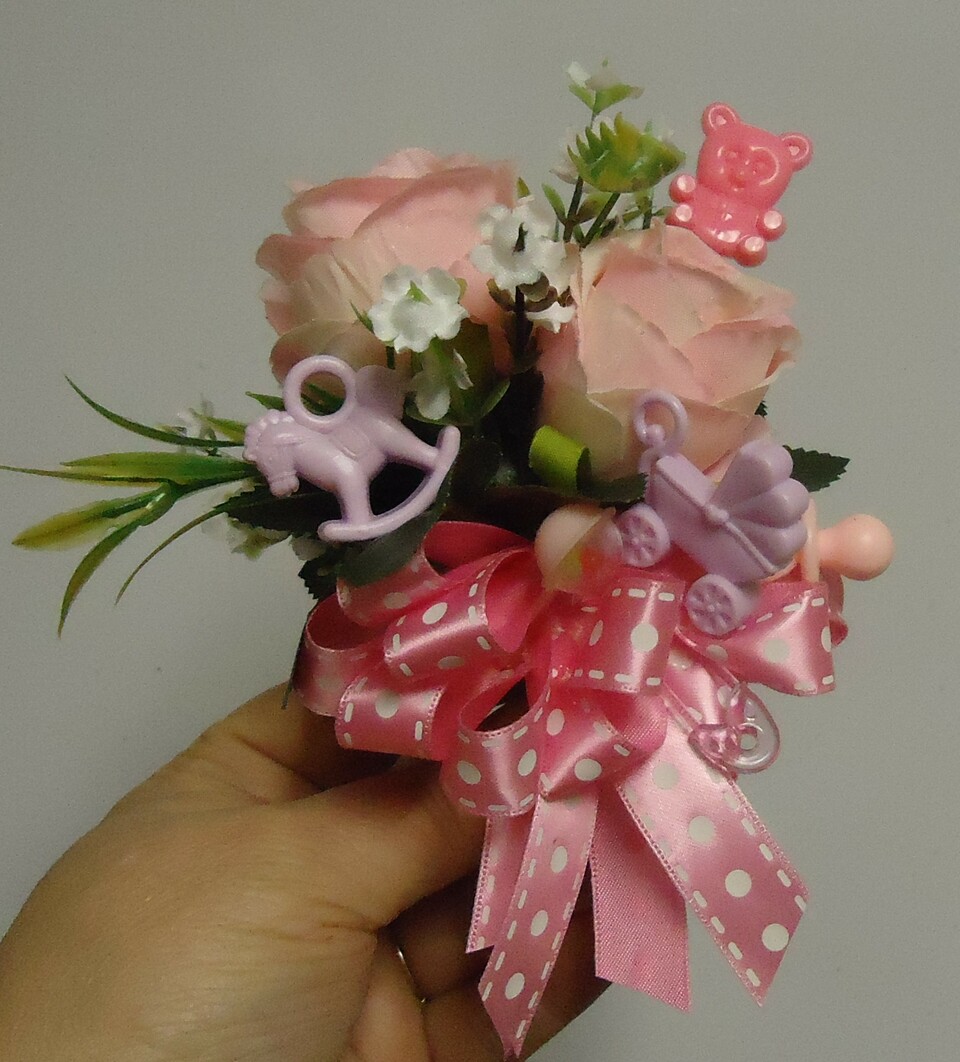 (28)  "IT'S A GIRL" 
Silk Corsage
 $20.00