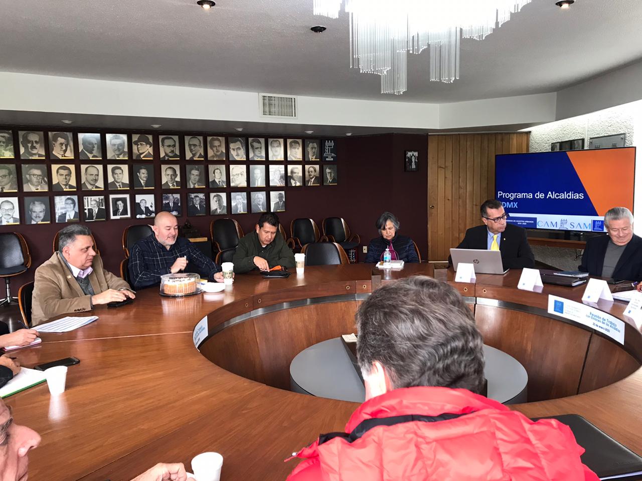 Reunión del consejo de Alcaldías de la Ciudad de México