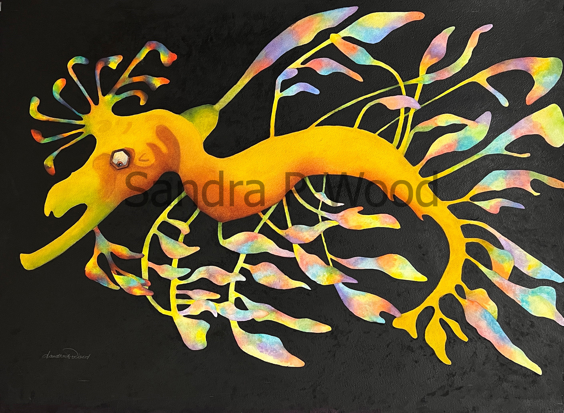 LEAFY SEA DRAGON
(watercolor)

