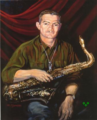 Remembering the Face of My Father                     Oil on canvas   24"X30"