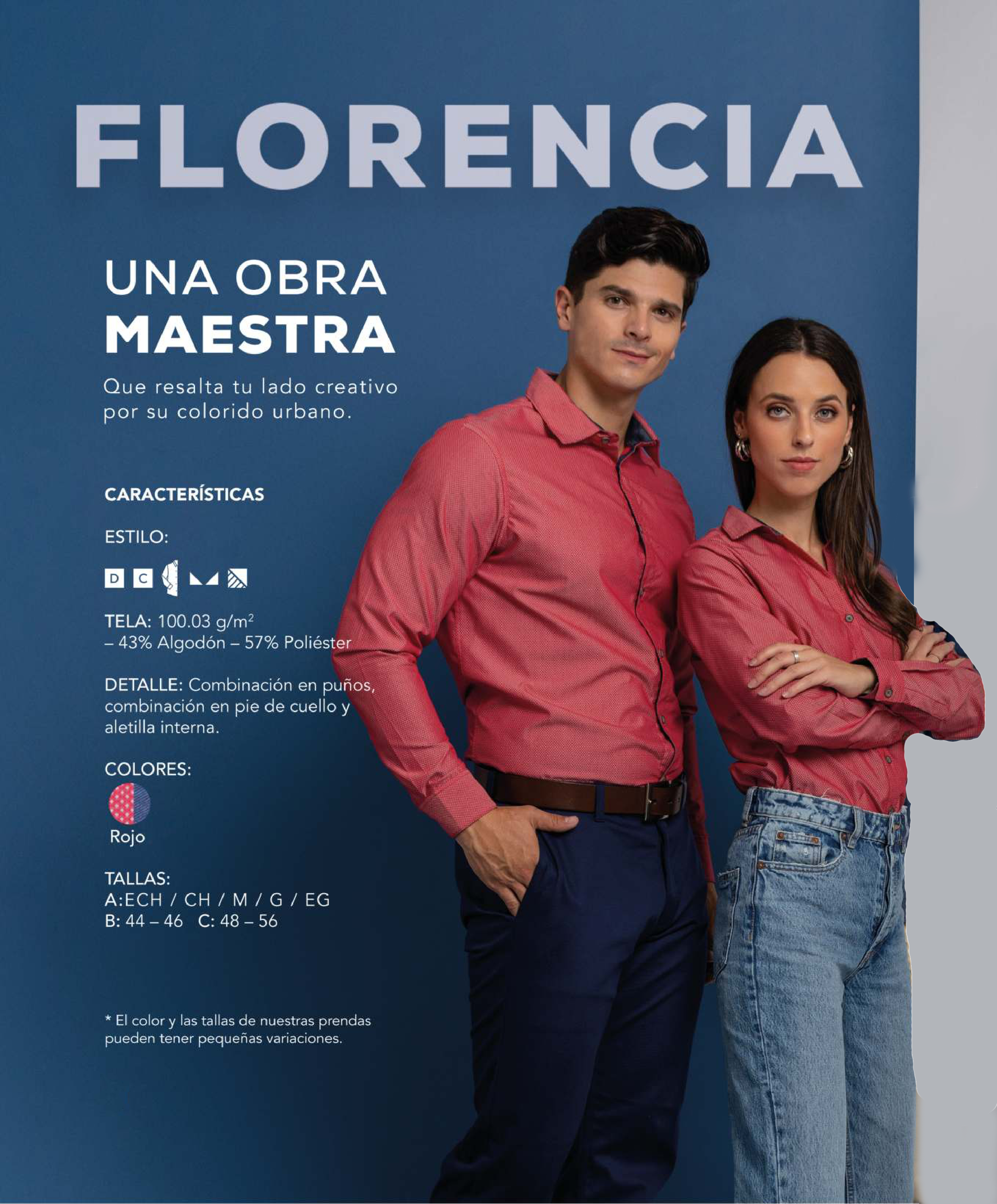 CAMISA Y BLUSA ESTILO FLORENCIA BIBO