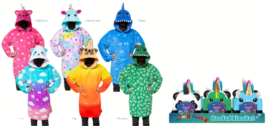 3040
MOOSH MOOSH KIDS HOODIE BLANKET
(23X27 IN)
UPC 786892304005
24 CS  
