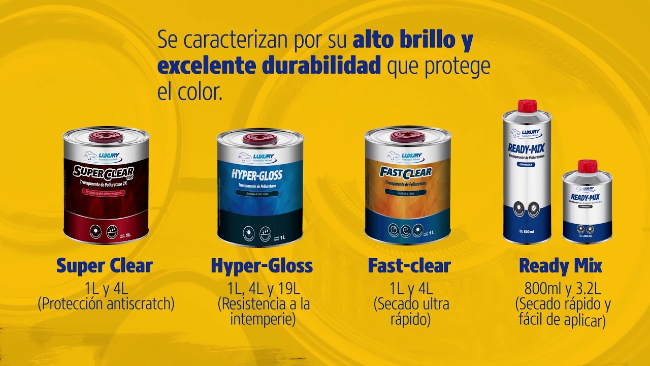 Pintura Automotriz: Manejamos todo tipo de productos para el repintado automotriz, tales como base color, esmaltes acrilicos y transparentes.