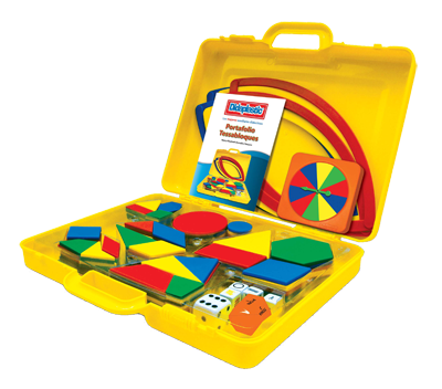 Portafolio de Tessabloques
Precio$871.00 CON IVA
168 figuras geométricas de plástico
5 dados
1 perinola
3 aros de Ventam
1 guía didáctica
1 portafolio de plástico.
Ampliar el repertorio de estrategias y procedimientos para identificar, clasificar, seriar y ordenar las características y propiedades de las figuras geométricas; Reproducir y construir modelos hechos con figuras geométricas de acuerdo con criterios establecidos. Calcular perímetros y áreas de figuras geométricas simples y compuestas.