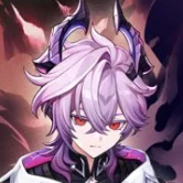 Fantasy illustration of a young character with blue hair and horned accessories, casting a spell alongside a fierce mythical creature with glowing red eyes.