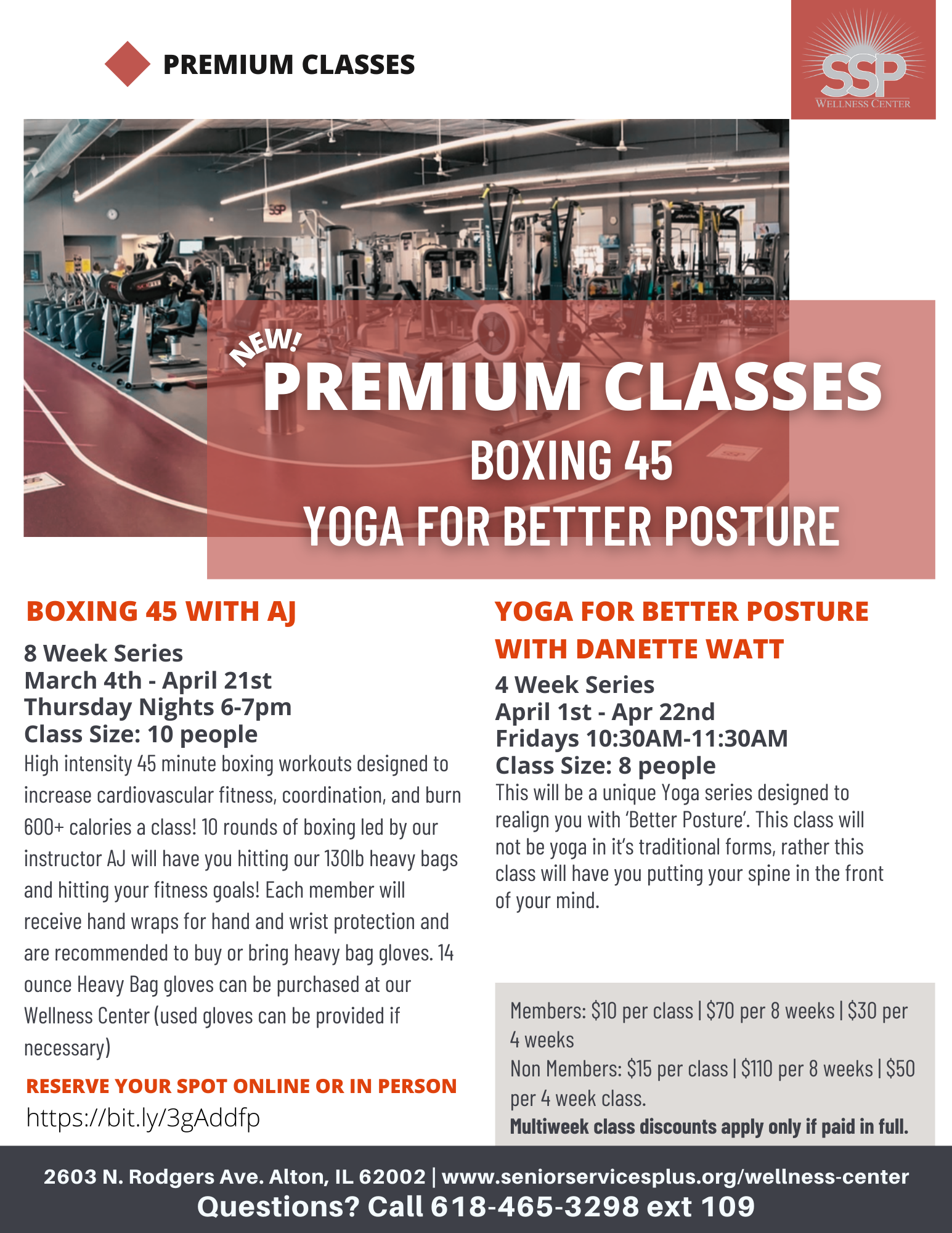 Wellness Center Alton Fitness Classes Senior Services Plus, Inc.