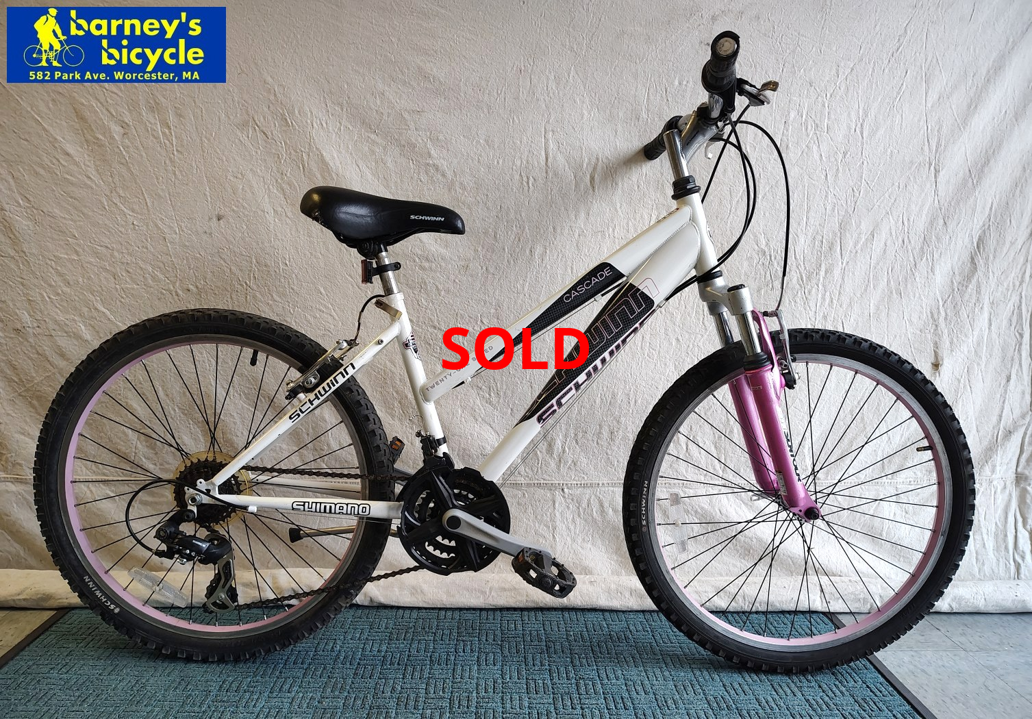 Schwinn Cascade 24
Wheel Size: 24"/ Ages 9-12 Speeds: 21spd
Price: $219.00 (Professionally Tuned)