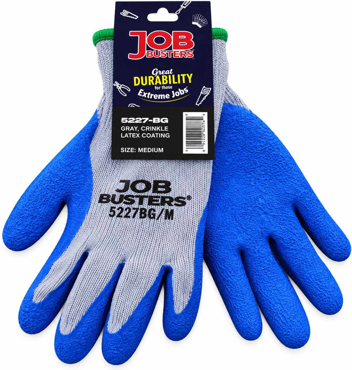 GRAY WORK GLOVE
MEDIUM
ITEM # 5227-BG-M
144 CS/PK