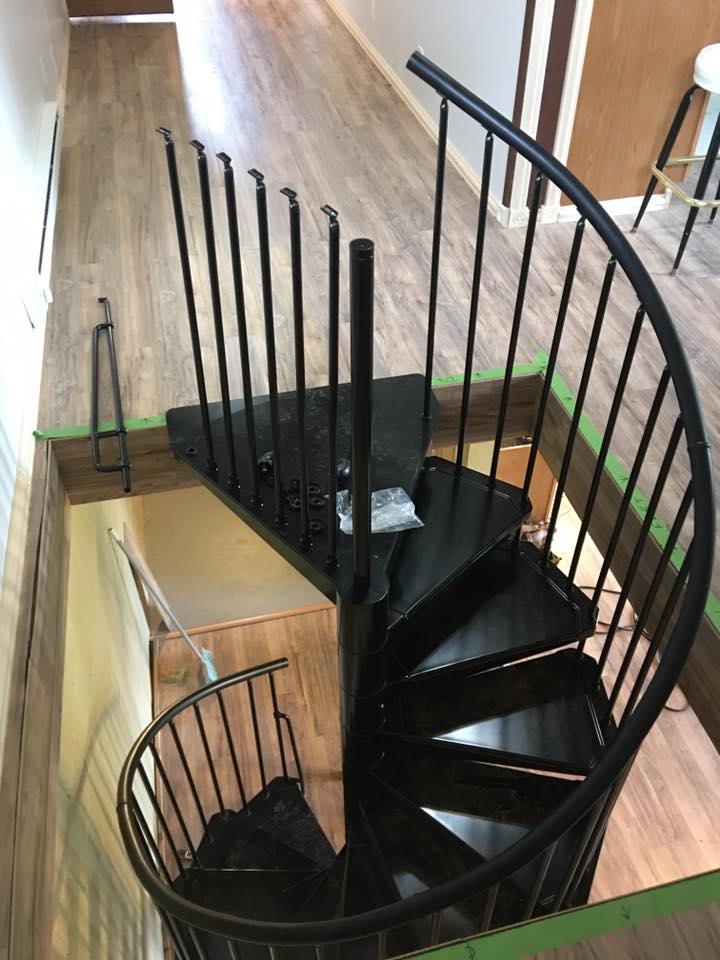 Insert of Staircase Railings