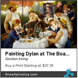PAINTING DYLAN AT... by Gordon Irving