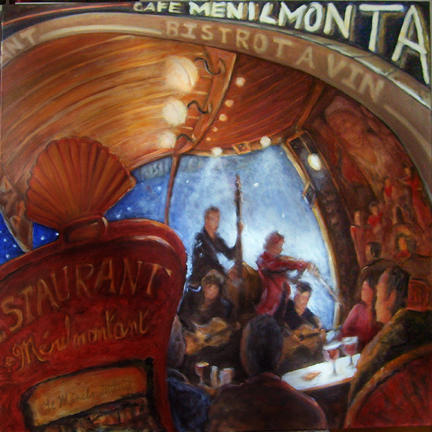 café menilmontant 
100X100cm  sold