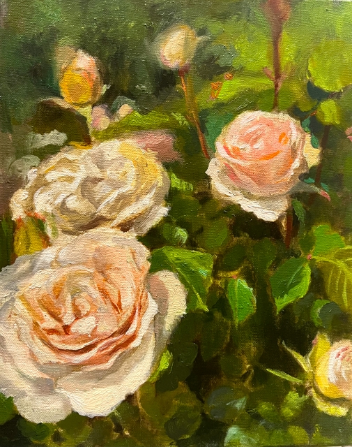 Gomes, Garden Treasres, 10x8 Oil