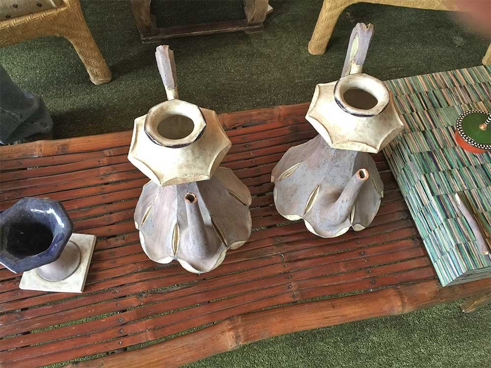 Broken Ceramic Teapots