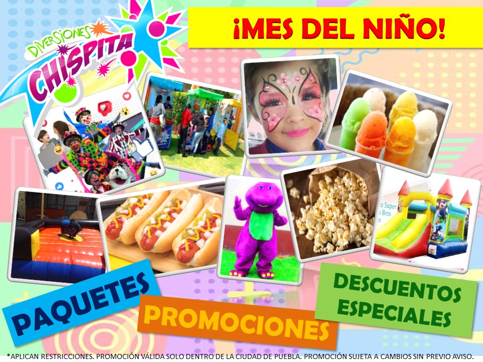 MES DEL NIÑO DIVERSIONES CHISPITA MES DEL NIÑO DIVERSIONES CHISPITA