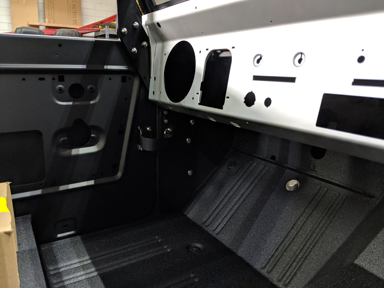 Factory style dash panel