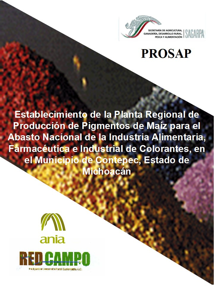 Establecimiento de la Planta Regional de Producción de Pigmentos de Maíz para el Abasto de la Industria Alimentaria, Farmacéutica e Industrial de Colorantes, en el Municipio de Contepec, Estado de México