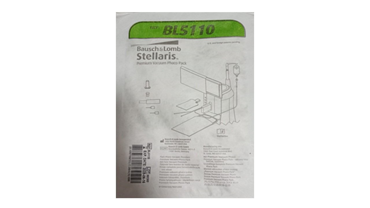 Casete faco incisión 2.8mm sin punta y con capuchón 
(Caja con 6 piezas) BL5110
