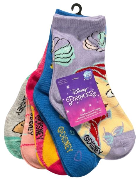 43DP687GCCZA-PUR
5PK PRINCESS CREW SOCKS
SHOE SIZE 7-10
UPC 193159224059
60 CS PACK
