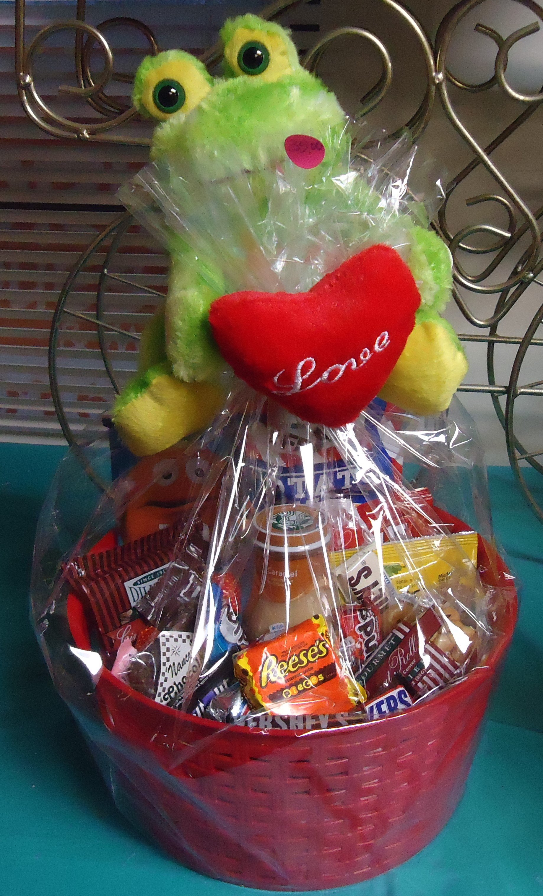 &quot;Valentine&quot; Goodie Basket W/ Frog
$35.00

