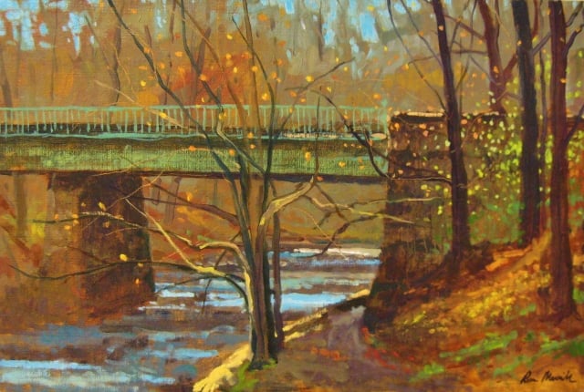 Merrill, Tilden Bridge, Rock Creek Pk, 16x24 Oil