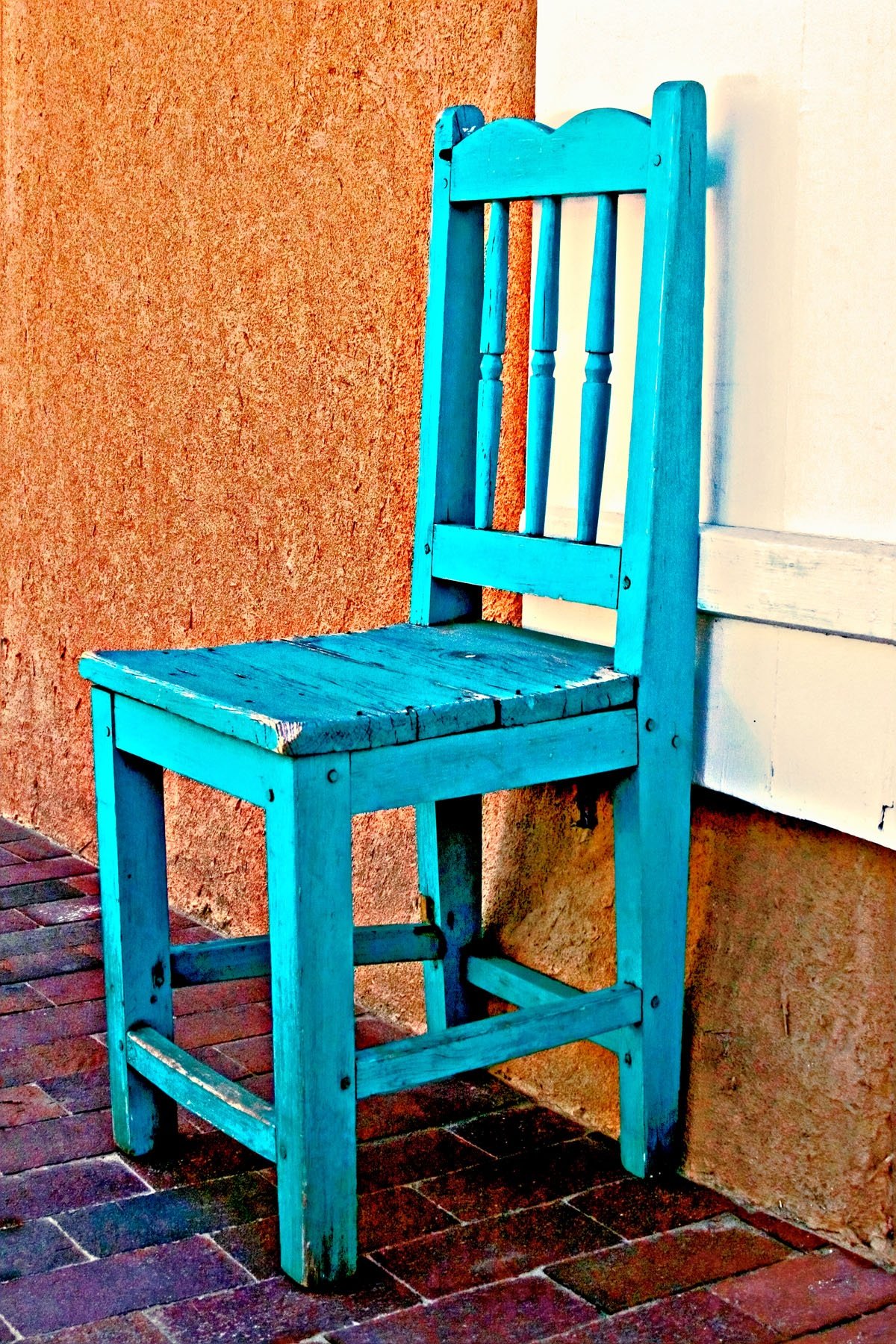THE CHAIR - I walked right past this chair on the sidewalk in this little western town. Fortunately for me, my wife said "Why  don’t  you take  a picture of that chair?". I love my wife!