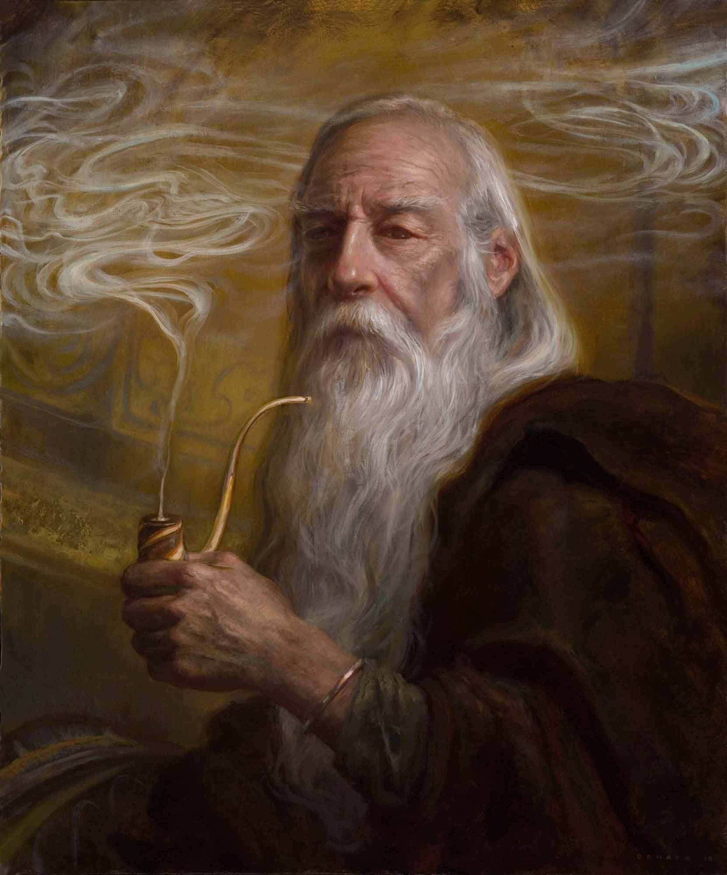 Gandalf at Rivendell
24" x 18"  Oil on Panel 2010
private collection