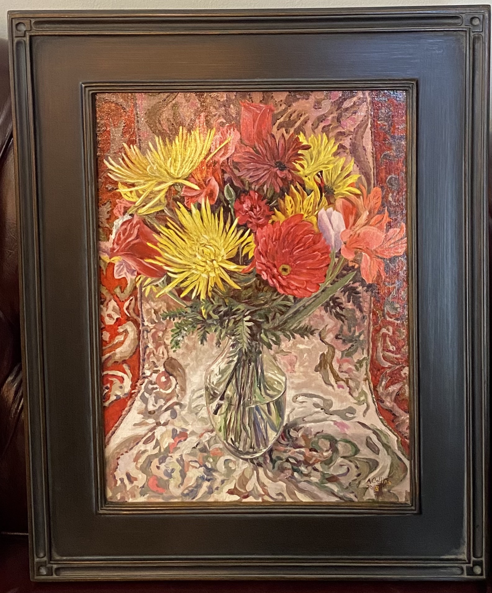 Flowers on a Persian Rug
Oil
11" X 14"
$375.