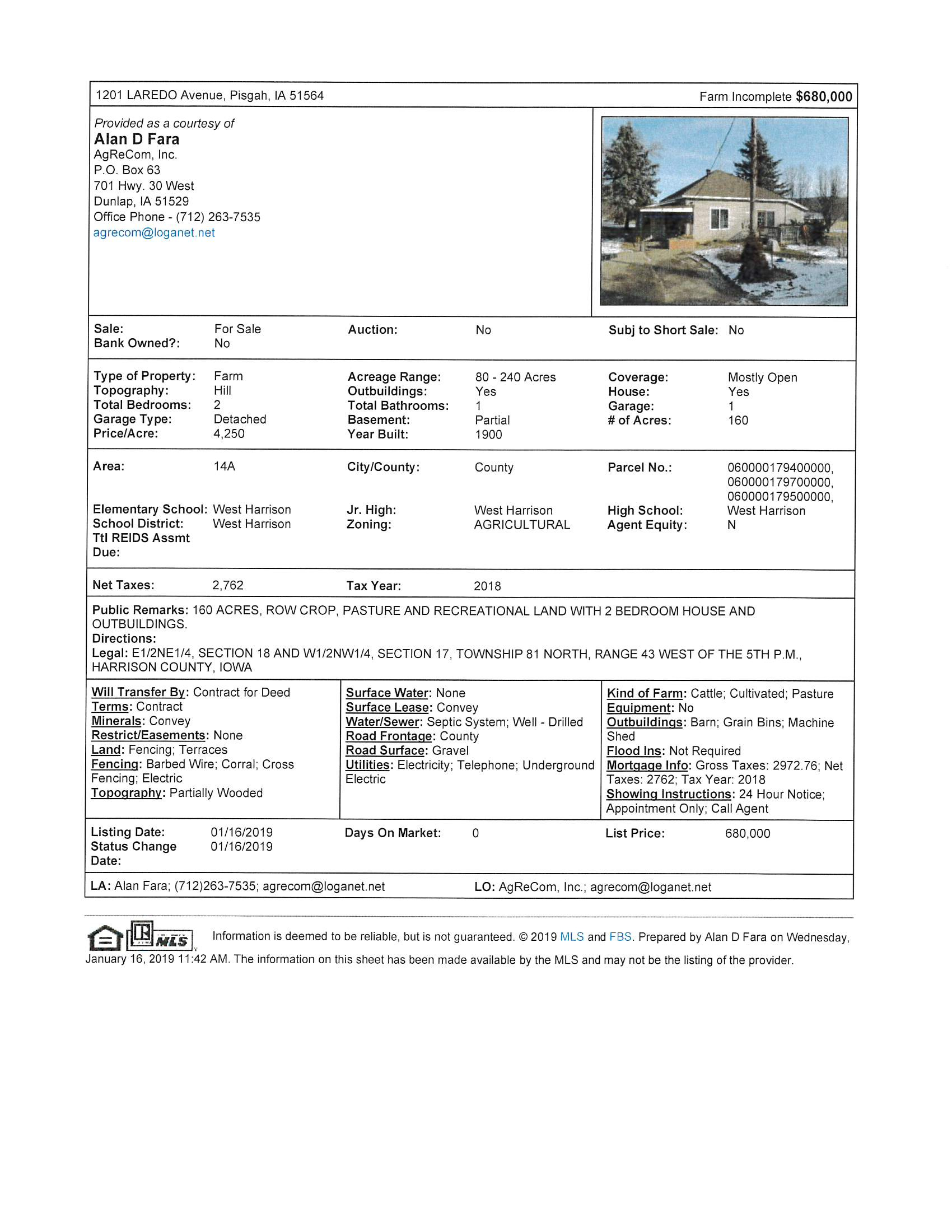 Schaben Land Listings