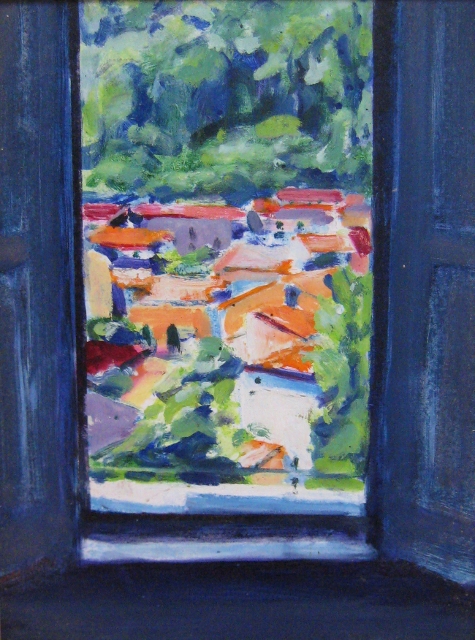 Francis, Tuscan Window, 12x9 Oil