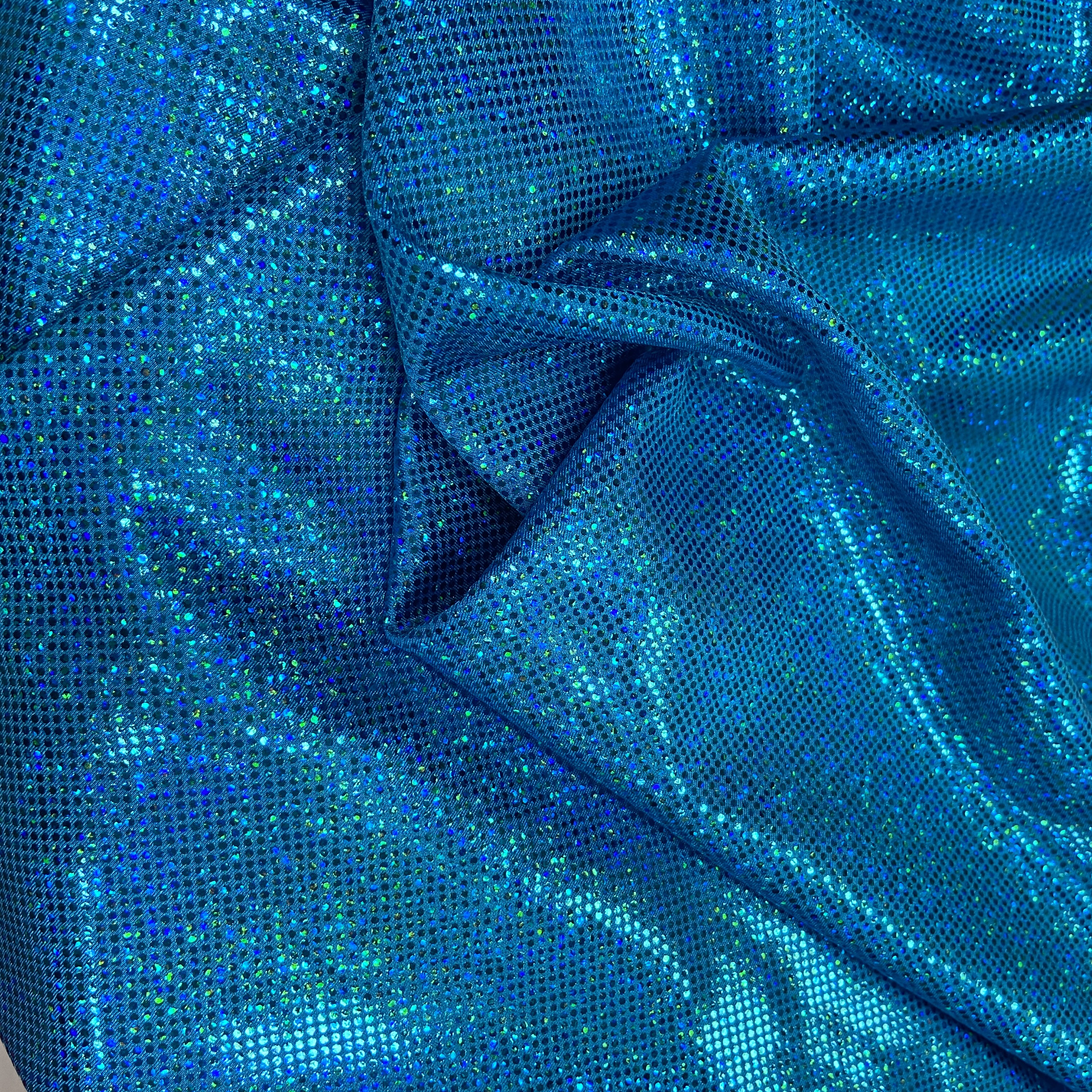 Aqua sparkle hologram