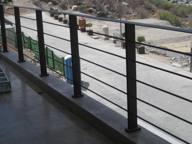 Barandal en exterior