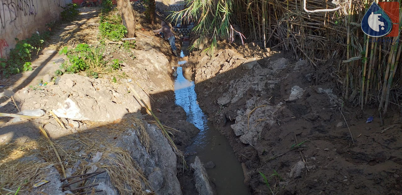 SONDE DE DRENAJE EN LA BARRANCA DEL TERRENO