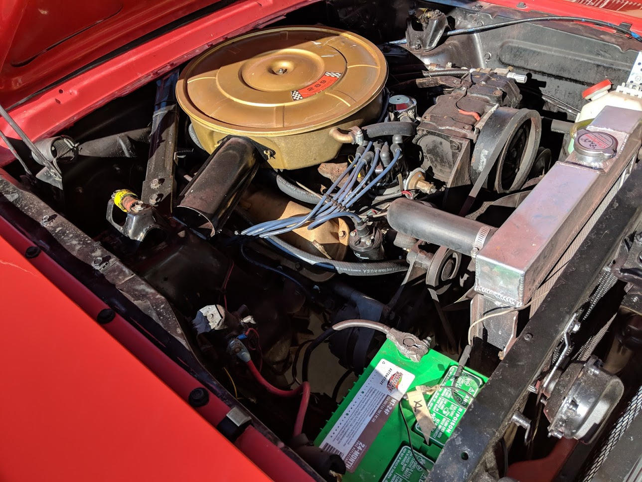 289 with 4 barrel, a/c p/s p/b