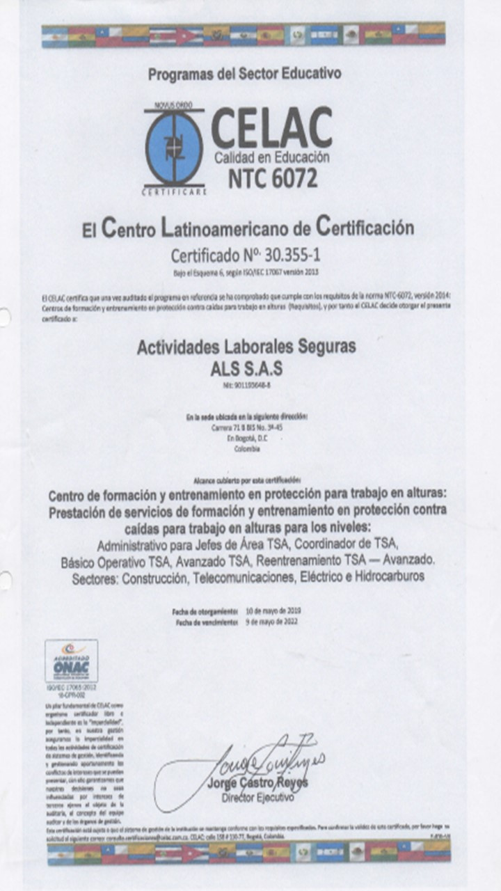 certificación celac