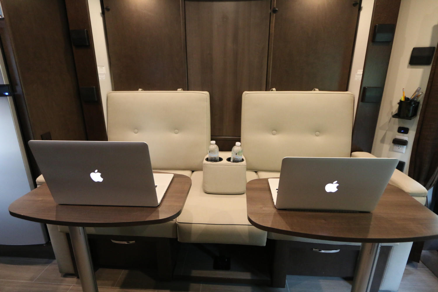                                    Unity Front Area
       Couch with Computer Tables and Beverage Holder