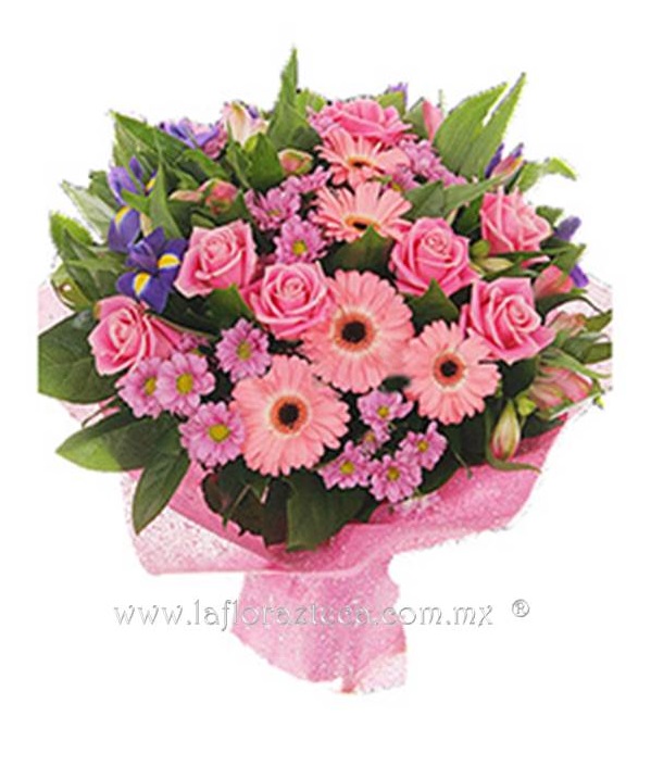 LFA-406 Bouquet rosas-gerberas
Precio $960
