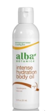 AL00834
Alba Botanica Intense Hydration Body 
Oil, with Kukui Nut, and Viamin E, 8.5 Oz
6 CS