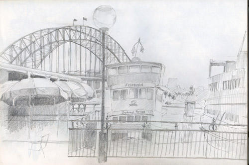 Sydney Harbour Bridge from Circular Quay