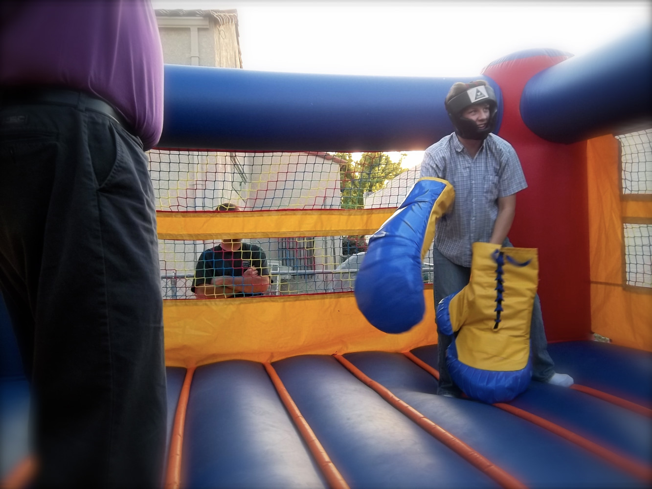 Bounce House Boxing Ring!