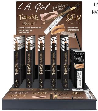 GPD403
FEATHERLITE BROW PENCIL & SET IT CLEAR BROW 