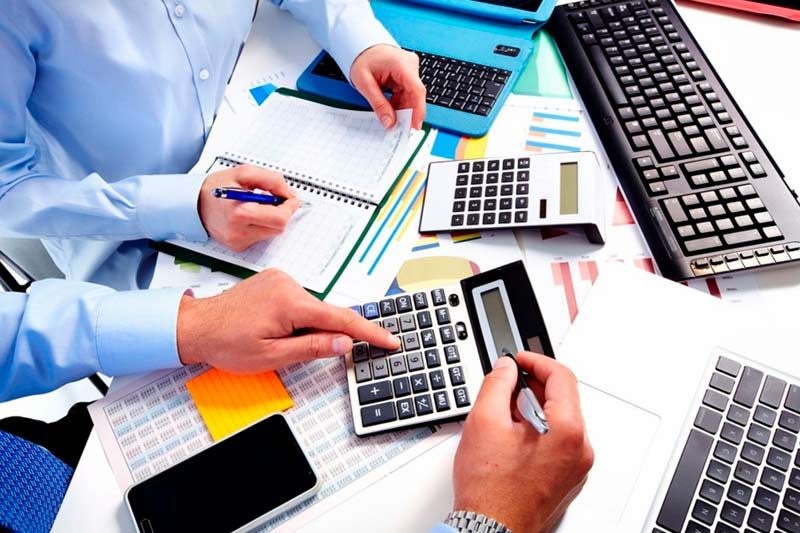 Man riding a bike in the mountains