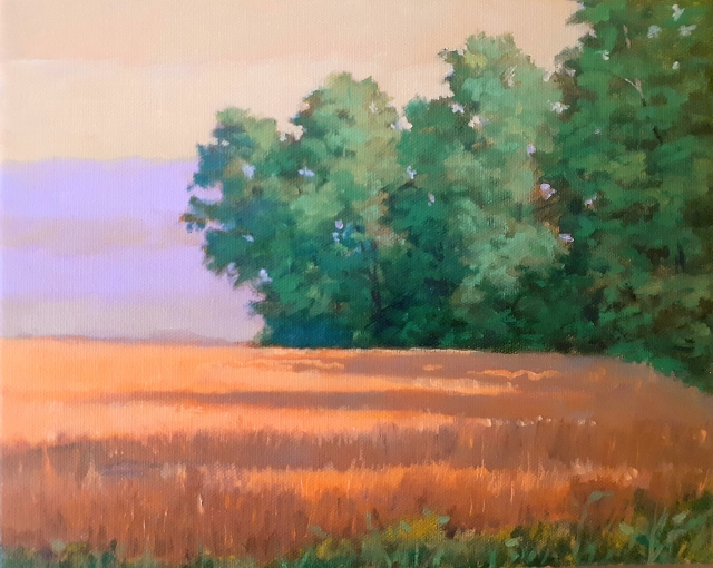 Burns, Field, 8x10 Oil