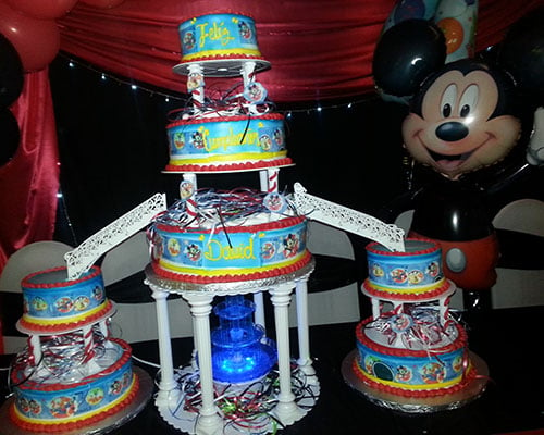 Mickey Mouse Inspired Cake