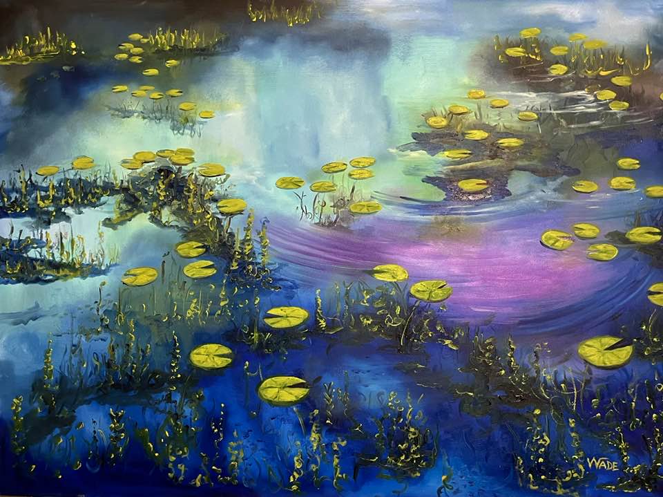 Cosmic Pond
Oil
40" X 30"
$400.