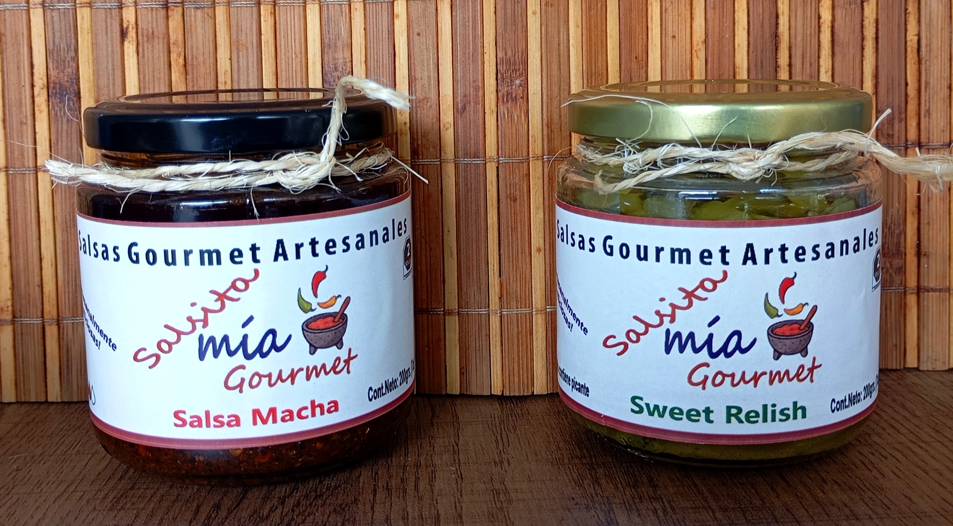 Salsita Macha y Sweet Relish
 (pepino dulce)