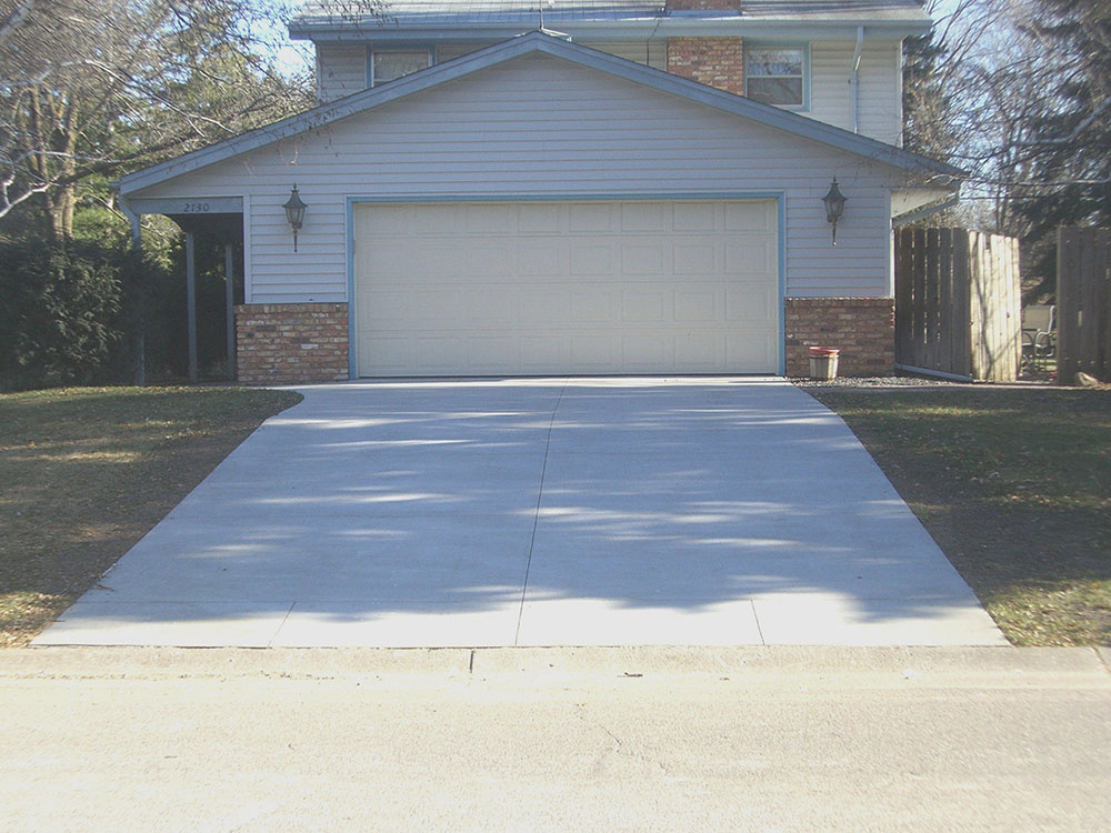 Newly Constructed Driveway