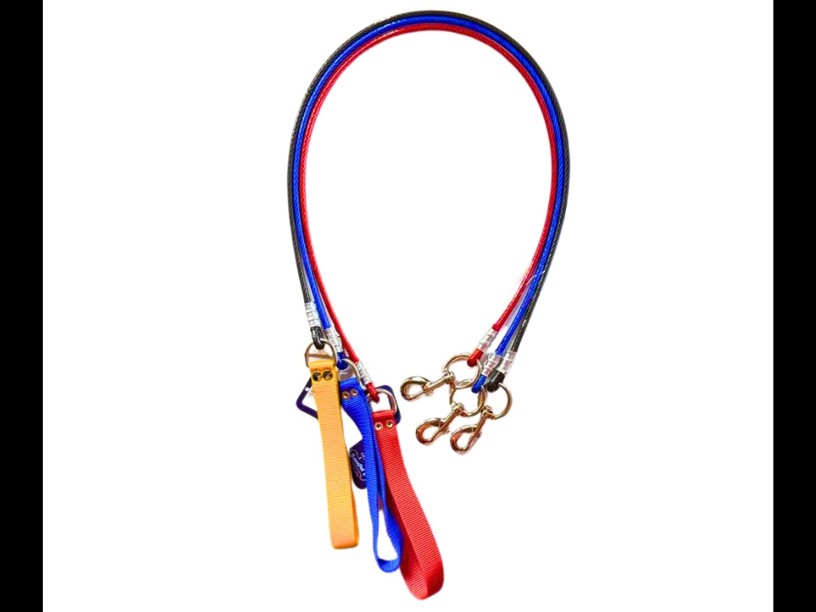 BON204 - CORREA DE ACERO 
GRUESO COLORES 120 CM 
MANIQUERA NYLON REFORZADO