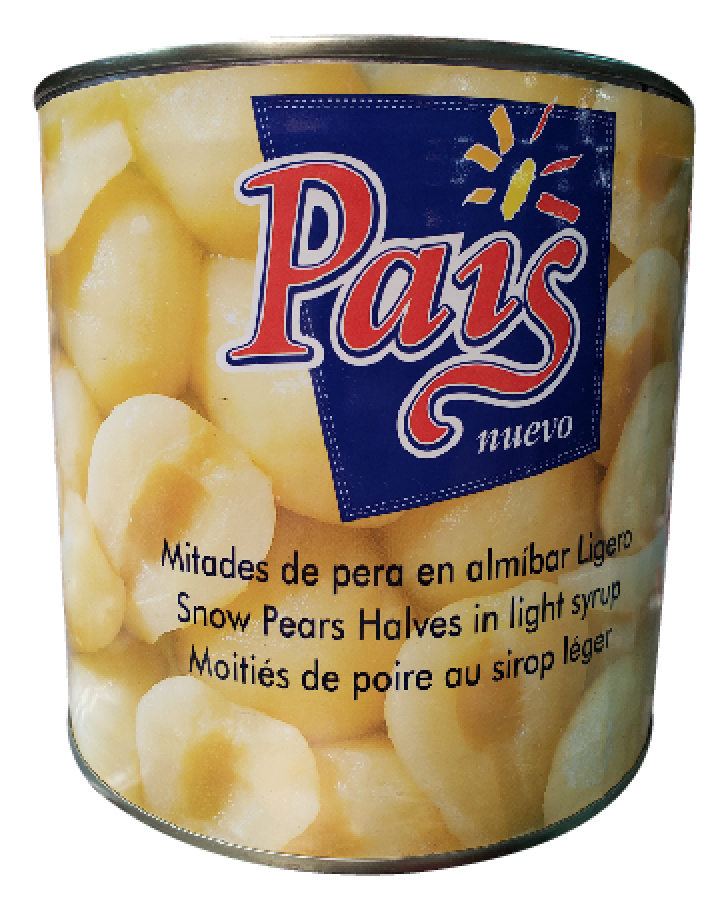 Peras en almíbar 6/3 k
Código: 11130