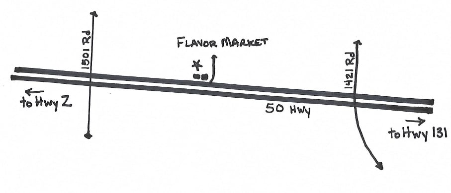 Location Map of Flavor Market