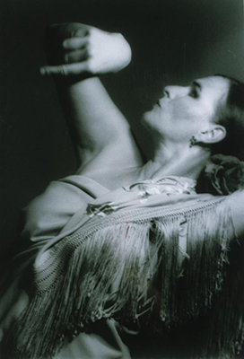 Photo of a woman bending backward